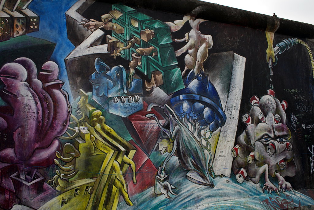 Berlin wall art. Photo: Sanjin Đumišić.