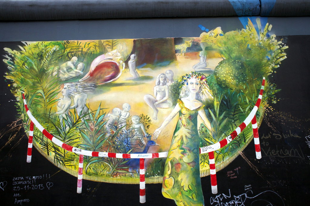 Berlin wall art. Photo: Sanjin Đumišić.