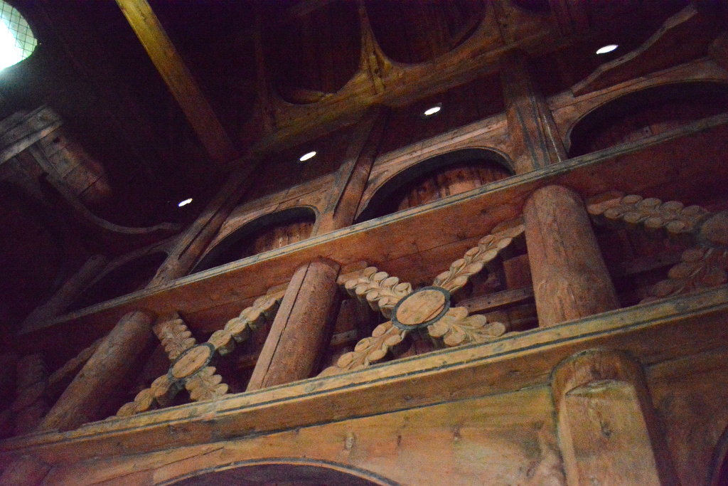 Inside Borgund Stave Church. Photo: Sanjin Đumišić.