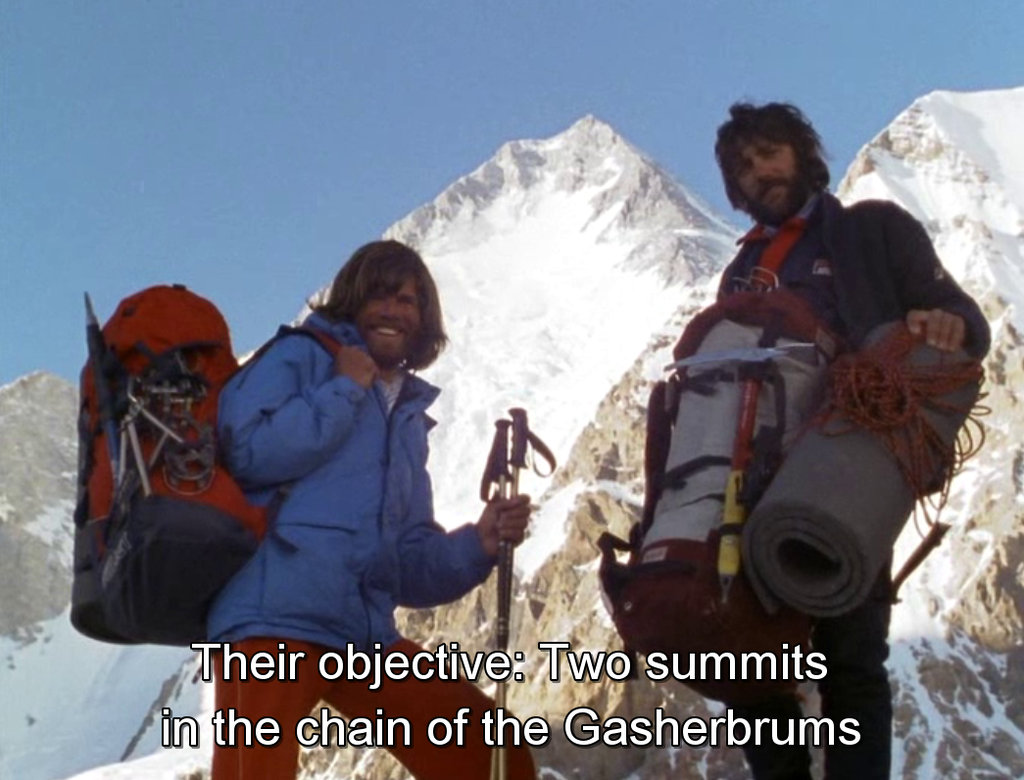 Reinhold Messner & Hans Kammerlander in Werner Herzog's cinematic world.