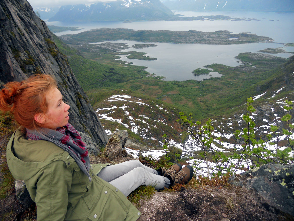 Lisa Sinclair in Lofoten. Photo: Sanjin Đumišić.