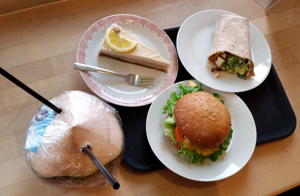 Vegan lunch. Photo: Sanjin Đumišić.