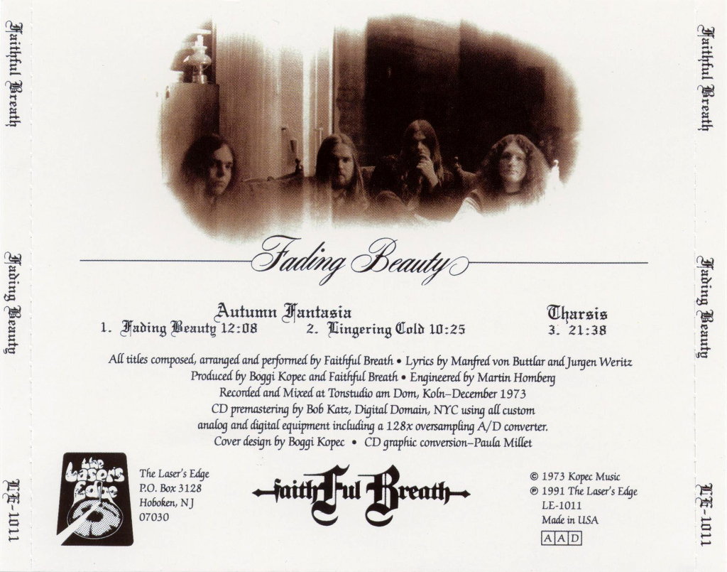 'Fading Beauty' by Faithful Breath 1973.