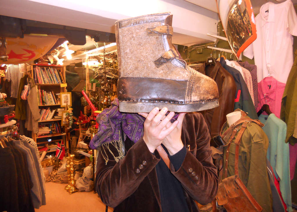 Big snow shoe. Photo: Lisa Sinclair.