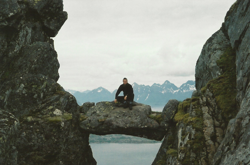 Sanjin Đumišić, Lofoten mountain. Photo: Lisa Sinclair.