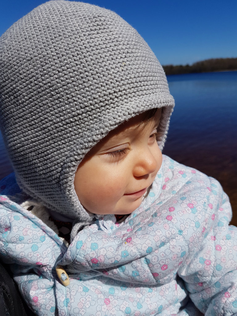 Baby Florens at lake Lygnern. Photo: Sanjin Đumišić.