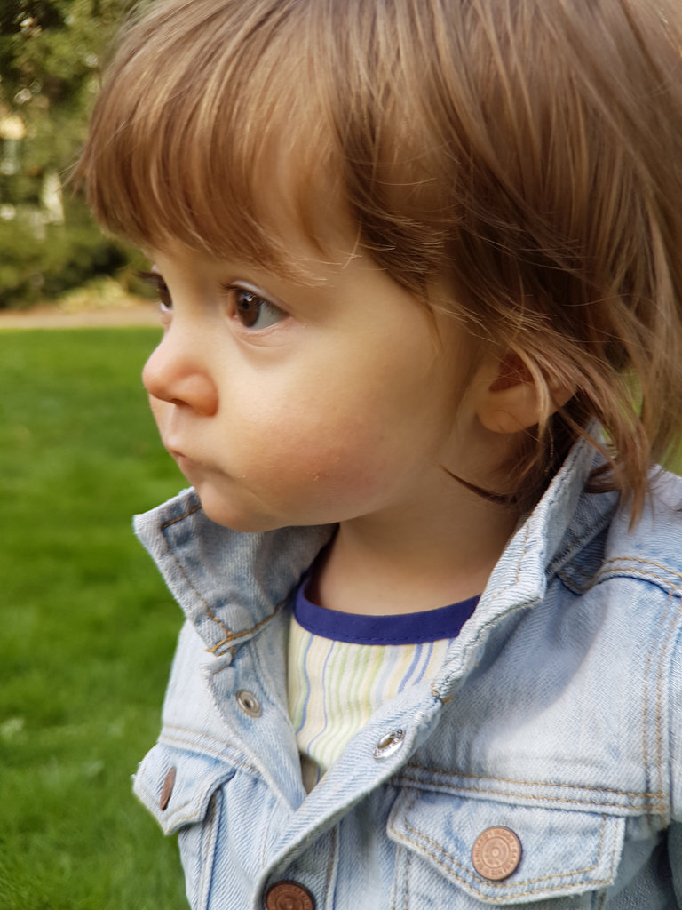 Baby Florens, jeans jacket. Photo: Sanjin Đumišić.