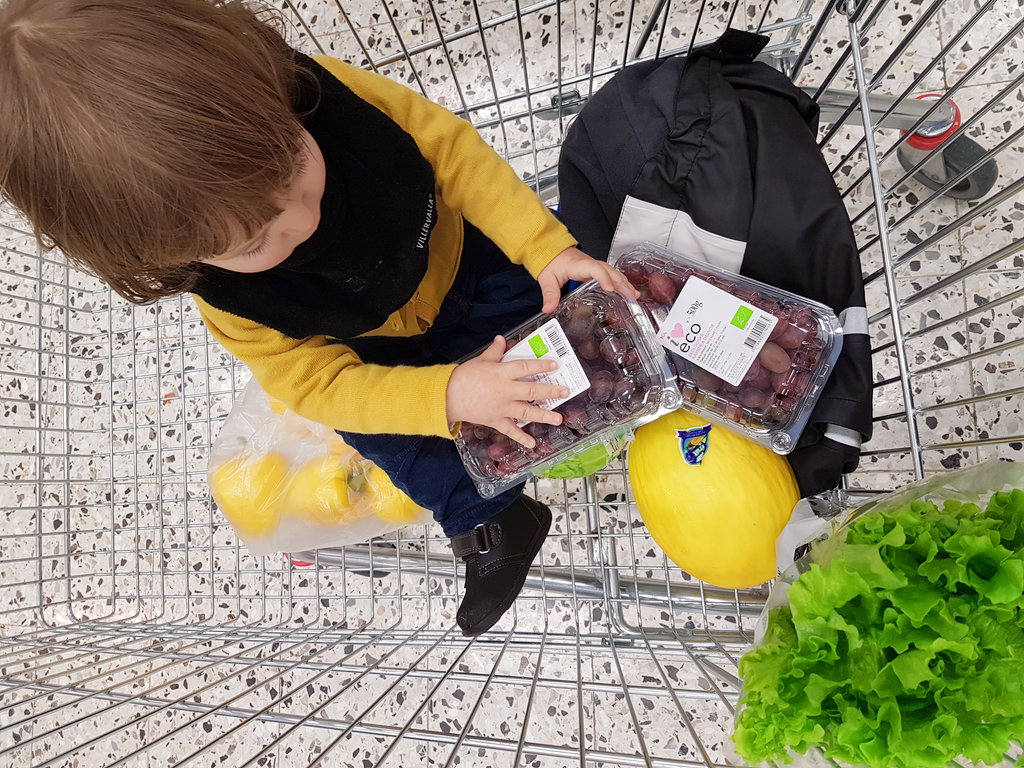 Baby Florens in the cart. Photo: Sanjin Đumišić.