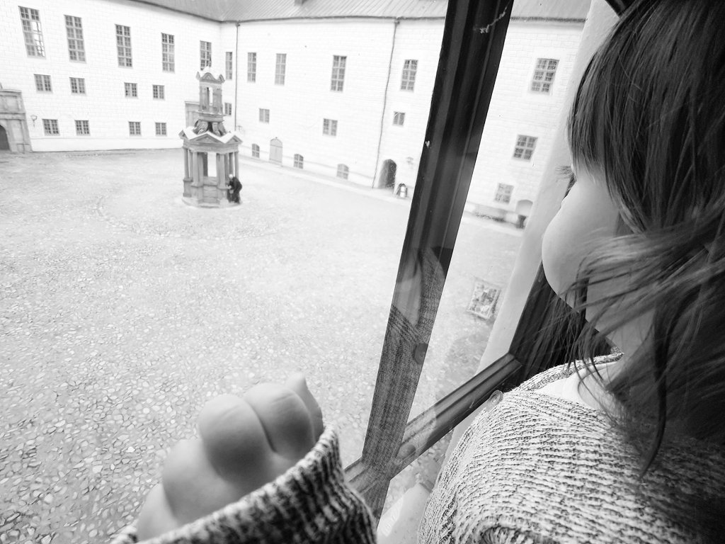 Baby Florens at Kalmar Castle. Photo: Sanjin Đumišić.