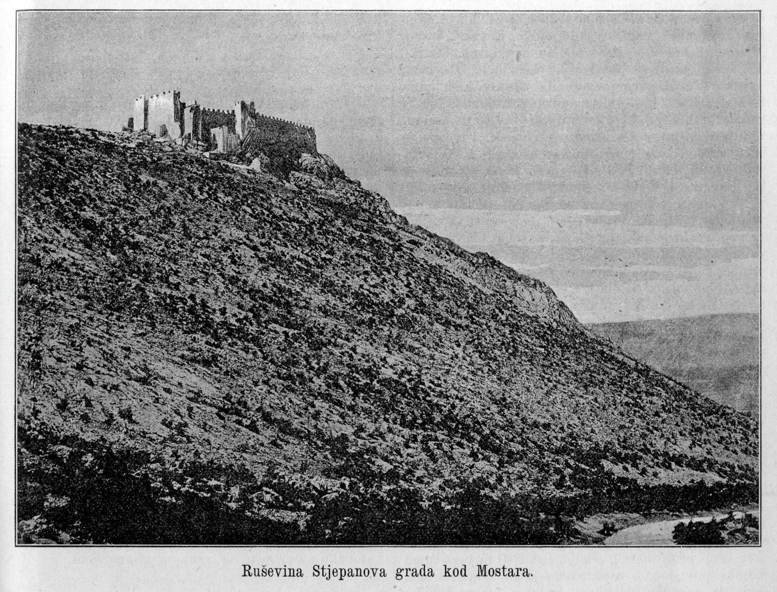 Fortress Stjepan Grad in Blagaj.