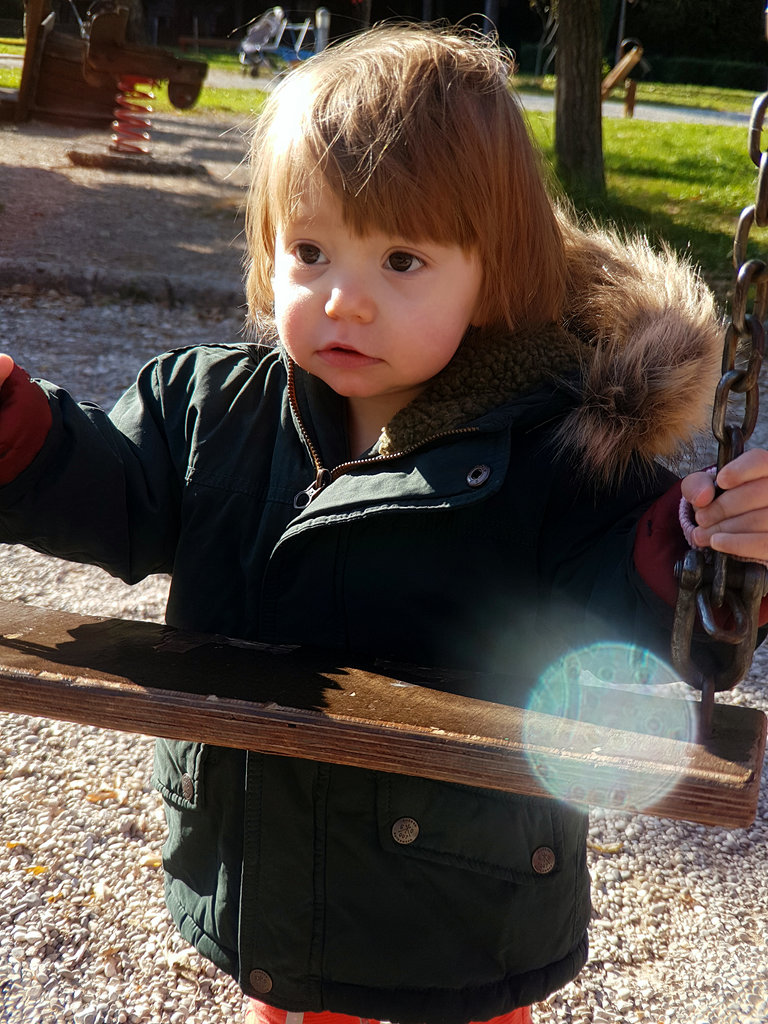 Baby Florens in Mostar park. Photo: Sanjin Đumišić.