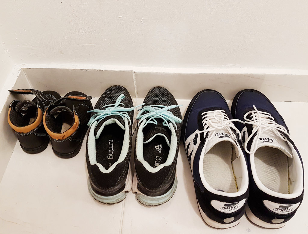 Family travel shoes. Photo: Sanjin Đumišić.