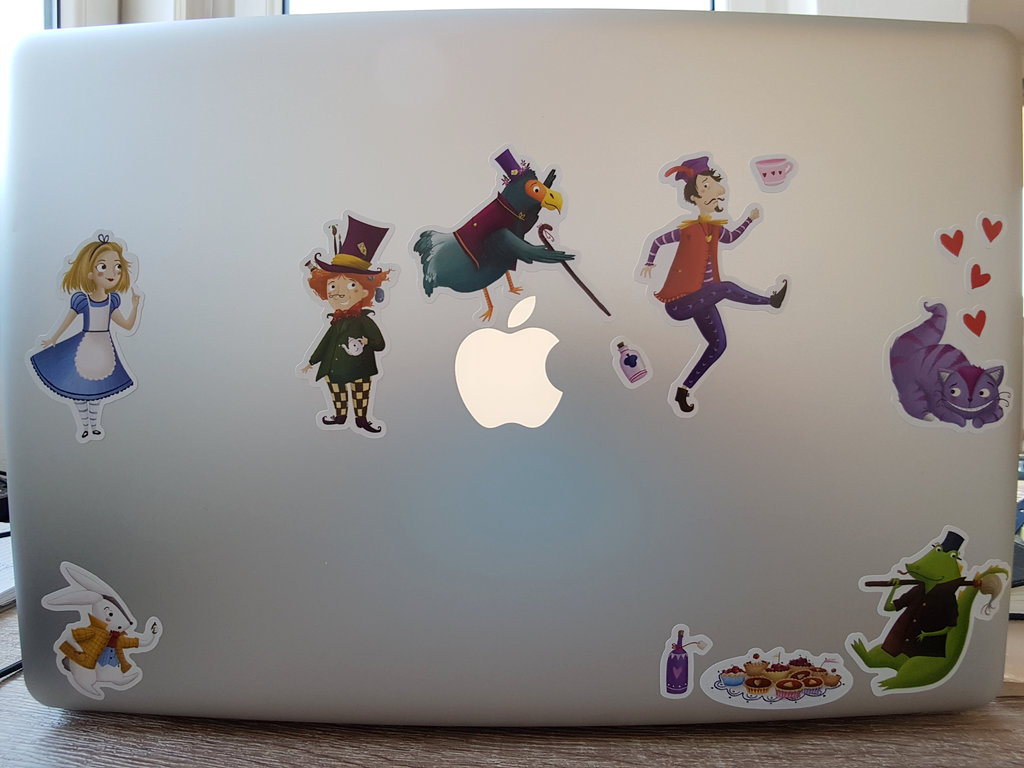 Alice in Woderland on MacBook Pro. Photo: Sanjin Đumišić.