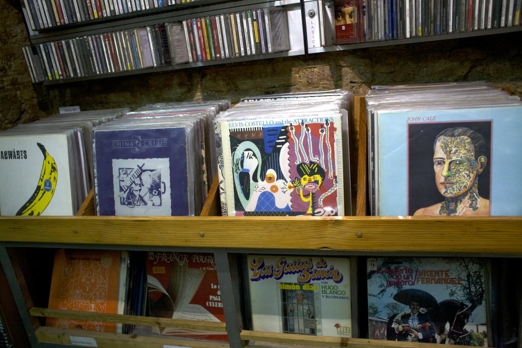 Record store Reciclaje in Granada. Photo: Lisa Sinclair.