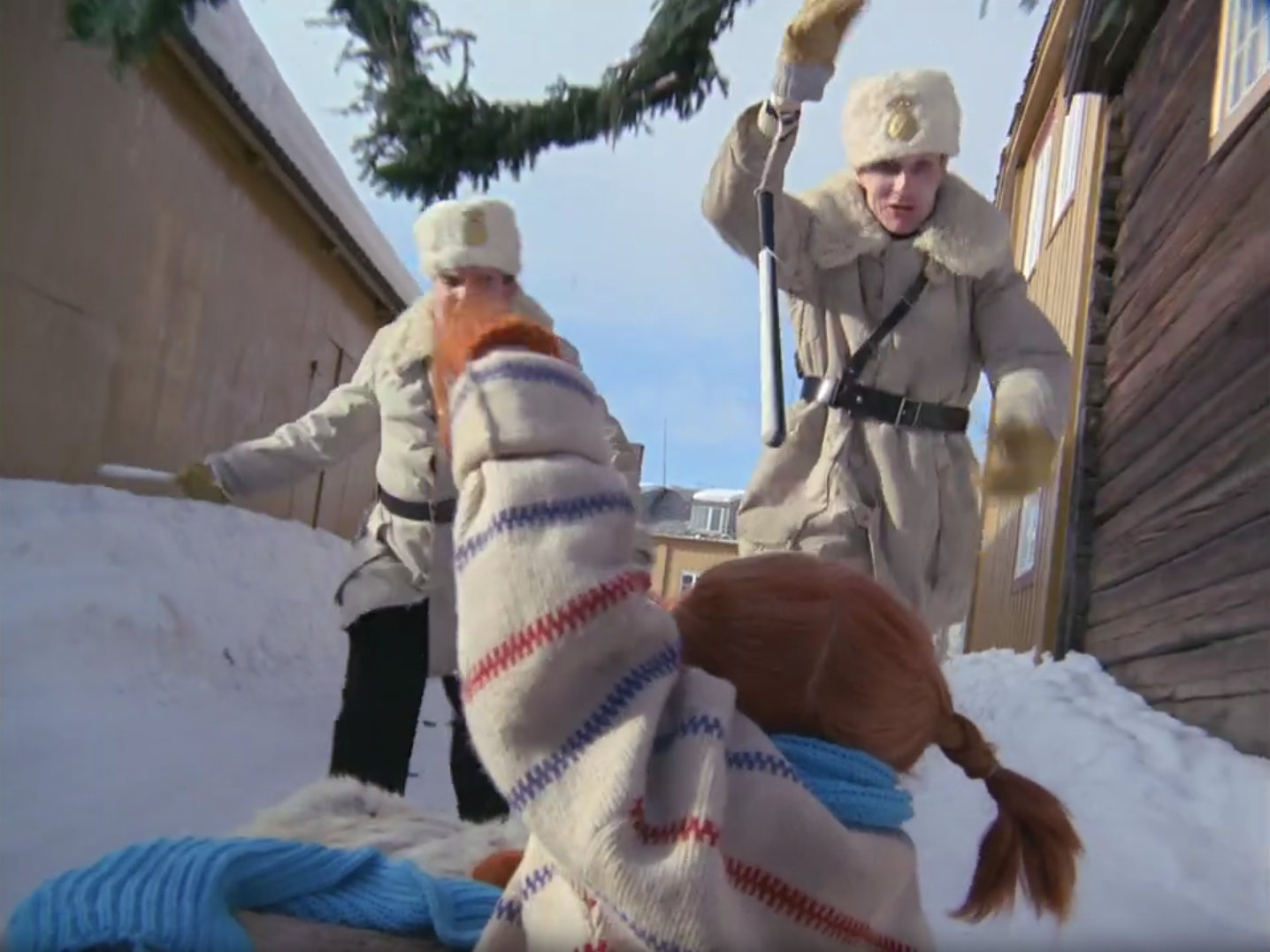 Swedish M1909 'Livpäls' Army Field Coat. in Pippi Långstrump Series.