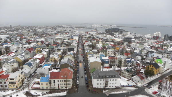 Reykjavik and Iceland in winter