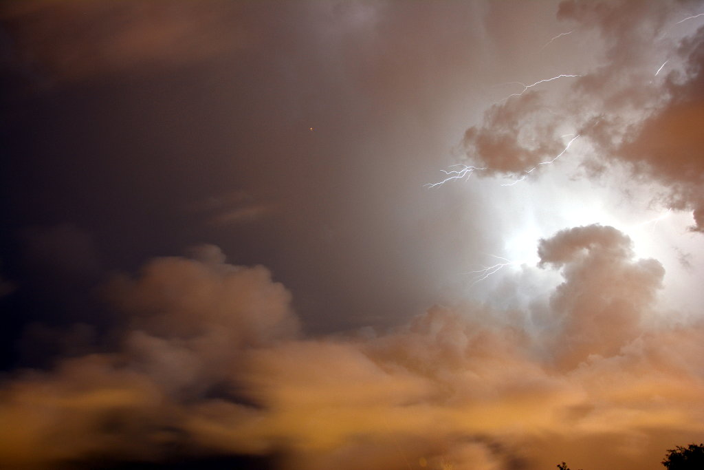 Ligthning and thunder over Mölndal. Photo: Sanjin Đumišić.