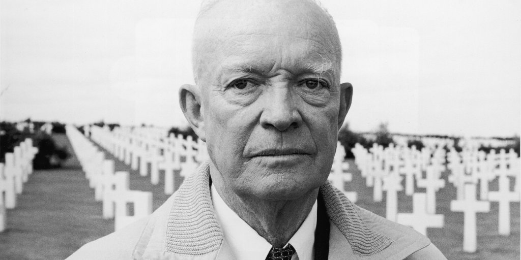 Dwight D. Eisenhower. Photo: CBS Archive 1964.