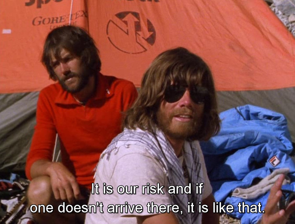 Reinhold Messner & Hans Kammerlander in Werner Herzog's cinematic world.