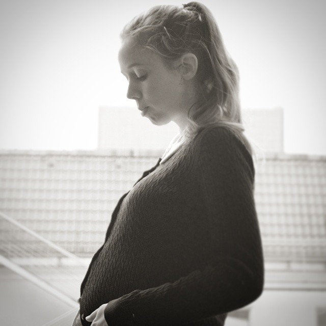 My pregnant wife. Photo: Sanjin Đumišić.