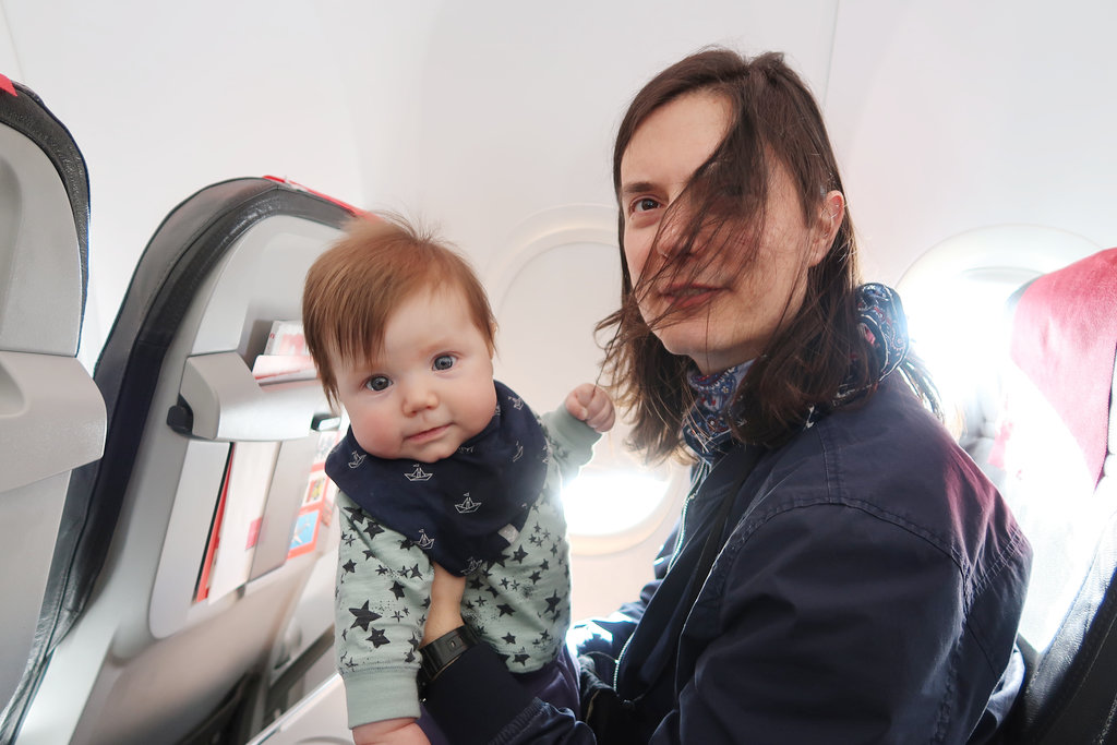 Baby Aurelia, Sanjin, Norwegian Air. Photo: Lisa Sinclair.