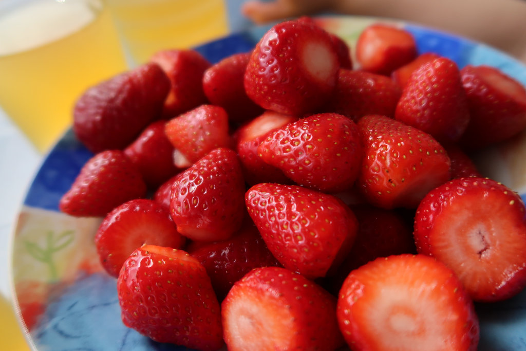 Strawberries in Mostar.
