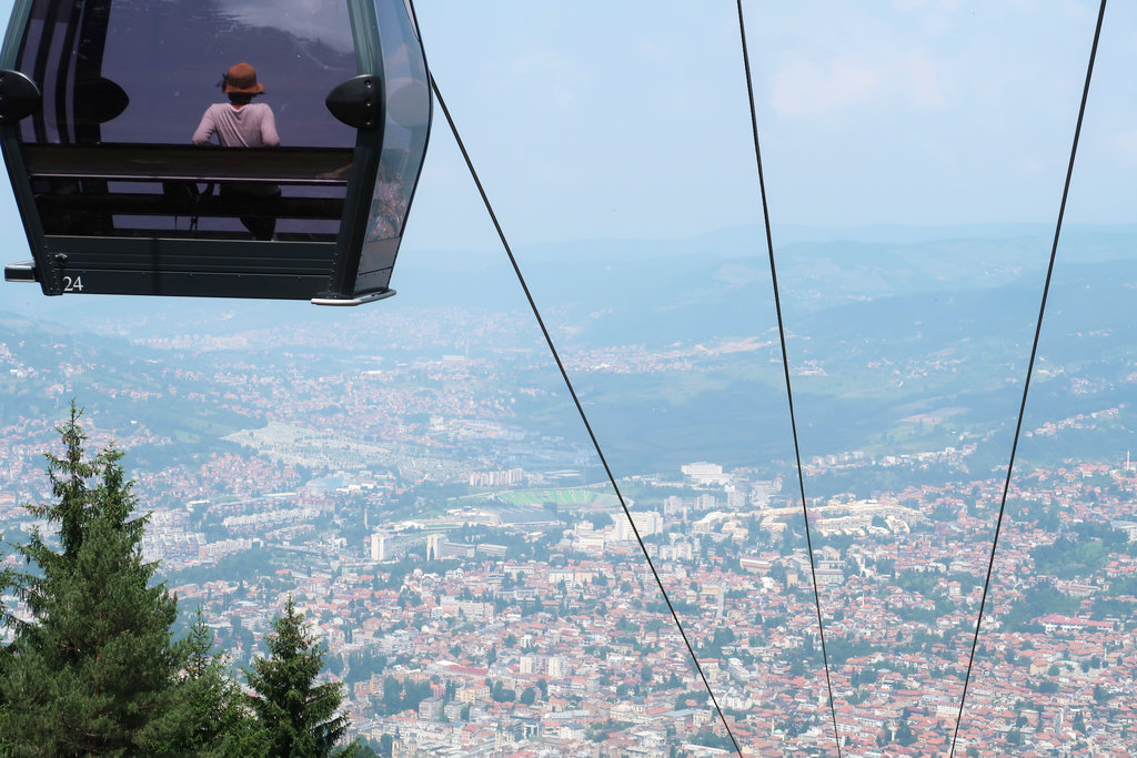 Sarajevo Trebević Cable Car. Photo: Sanjin Đumišić.