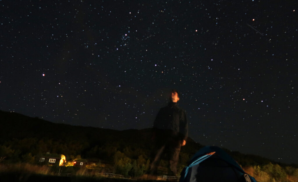 Starry Sky in Gjendesheim. Photo: Sanjin Đumišić.