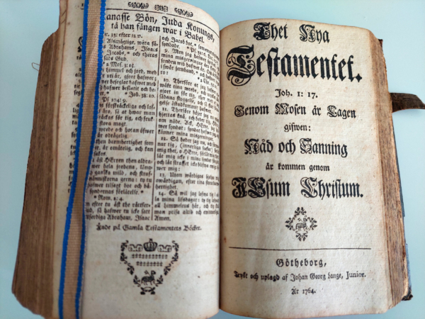 Antique Swedish Bible | The Old Testament From 1764
