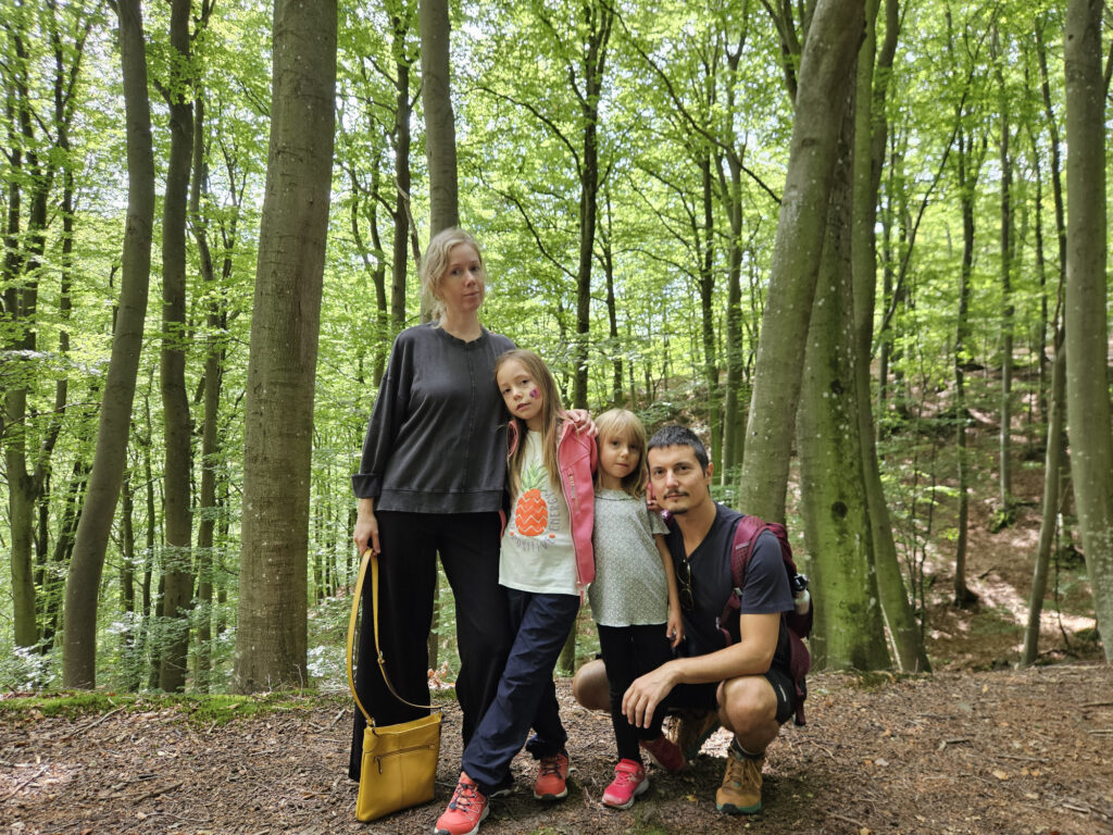 Family hike in Söderåsen National Park. Photo: Sanjin Đumišić.